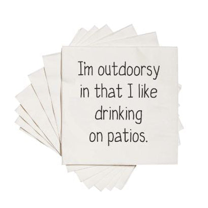Outdoorsy Cocktail Napkins