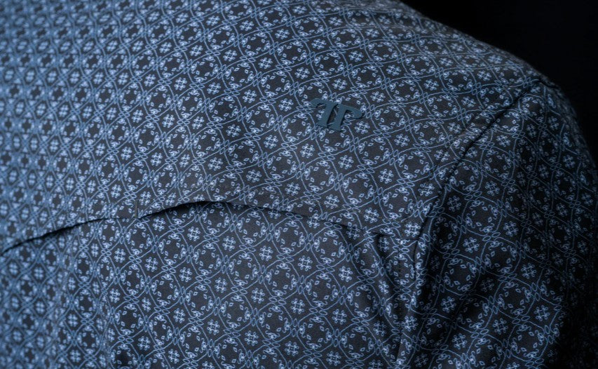 Ferrell Silas Black Geo Print Shirt