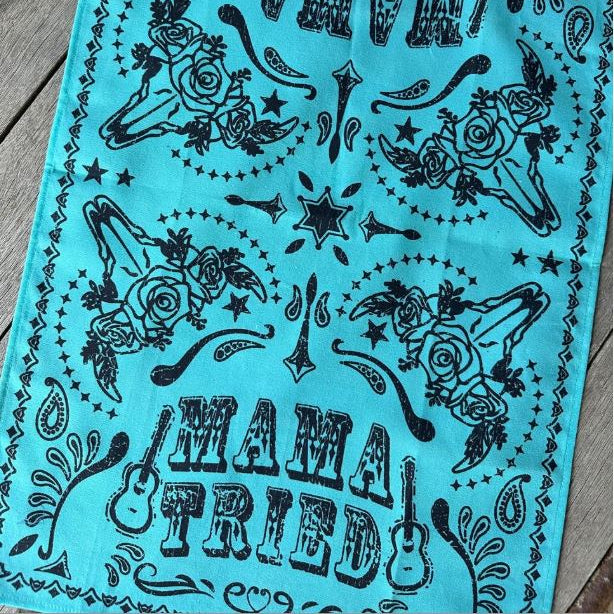 Mama Tried Tea Towel