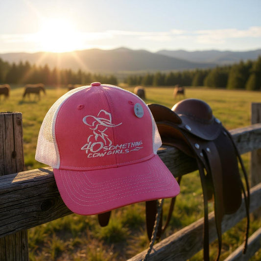 40SC Pink Trucker Ballcap