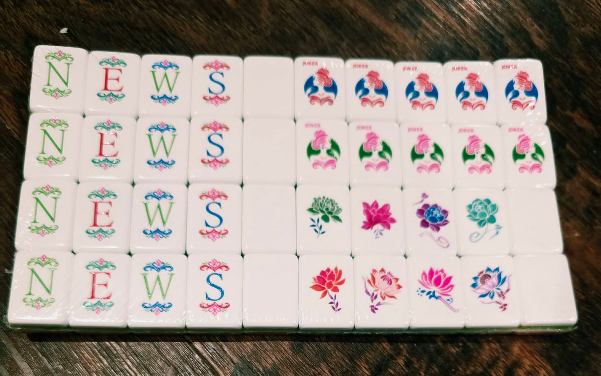 Pretty in Pink Mahjong Tile Set