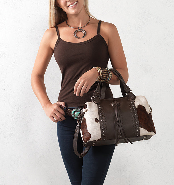 Zip Top Bag/Conceal Carry/Hair On Hide