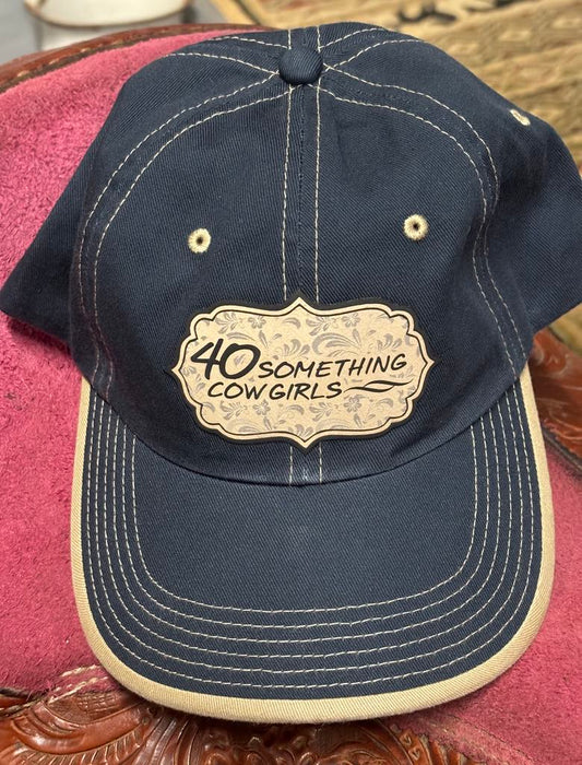 40SC Leather Patch Cap