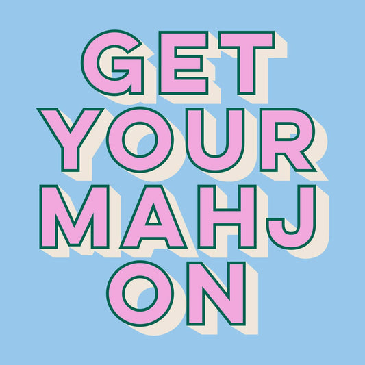 Get Your Mahj On Cocktail Napkin