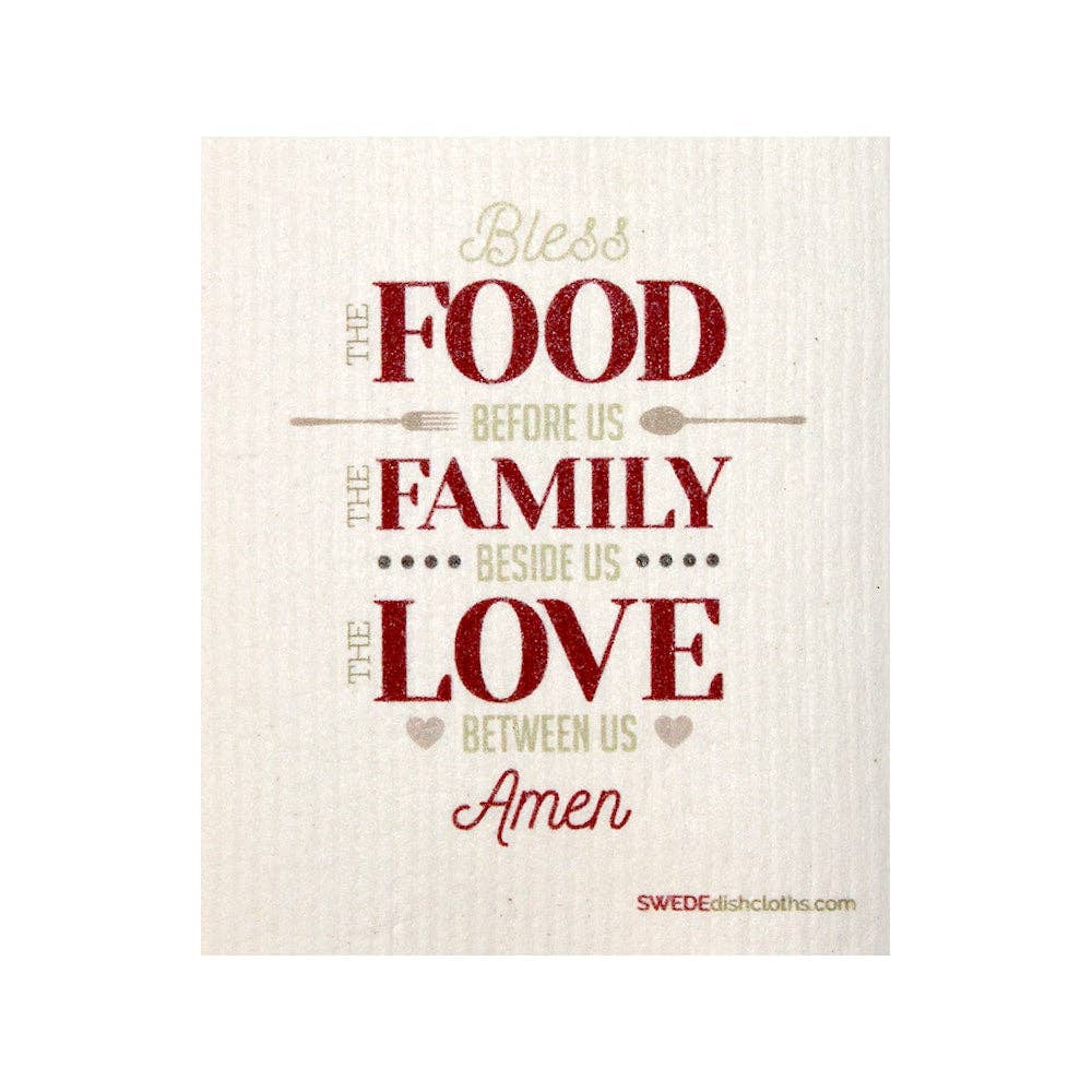 Swedish Dishcloth Food Family Love