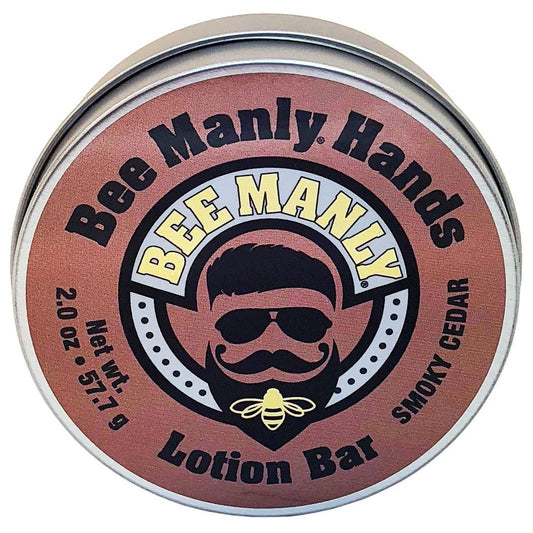 Bee Manly Hands Lotion Bar: Smoky Cedar