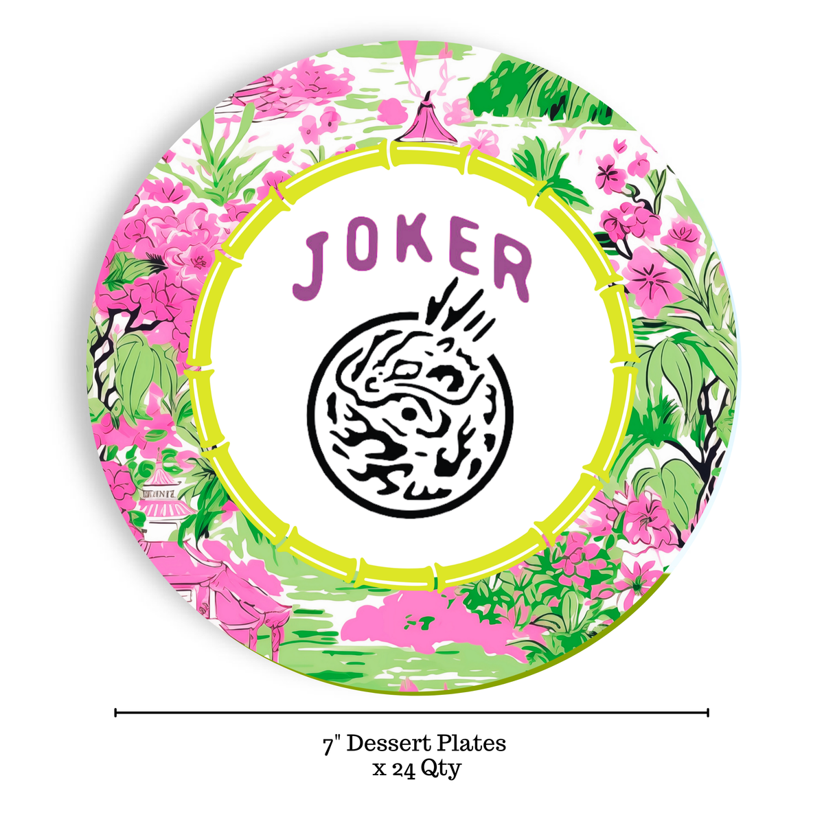 Joker Paper Plate, 7"