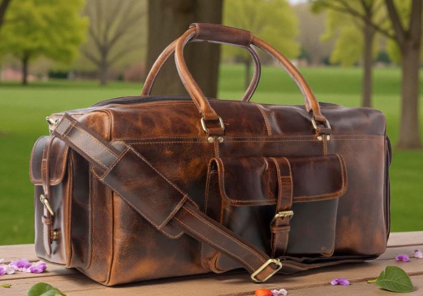 Dakota Voyager Leather Duffle