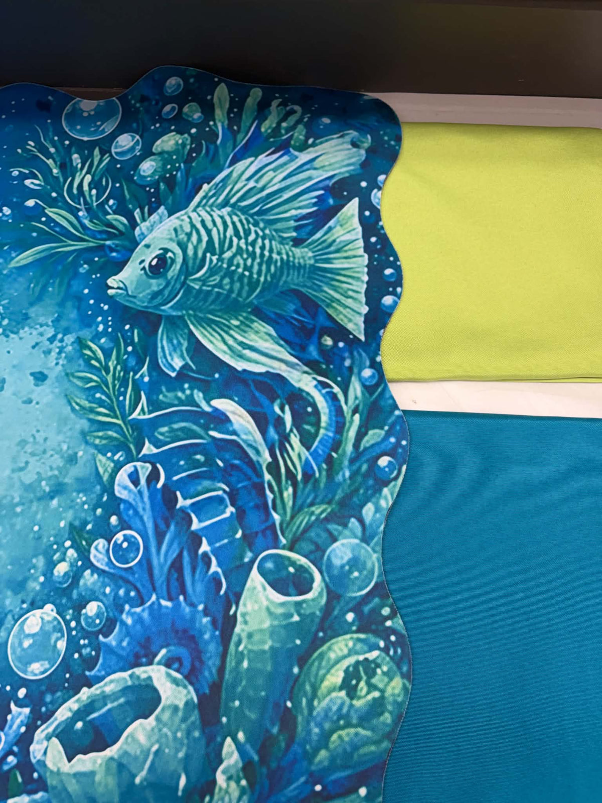 Ocean Theme Mahjong Mat