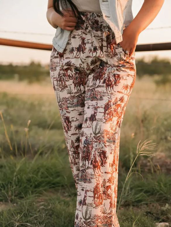 Desert Rider Wide-Leg Pants