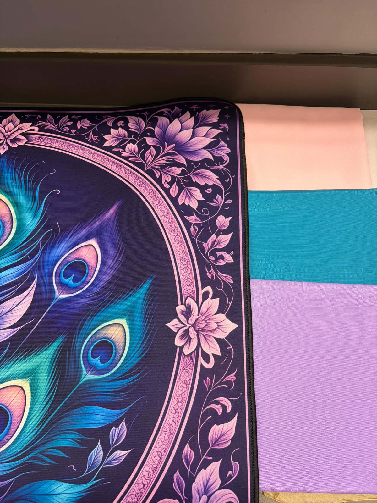Peacock Mahjong Mat