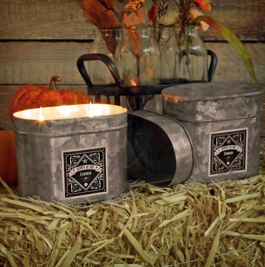 Rustic Tin Soy Candles