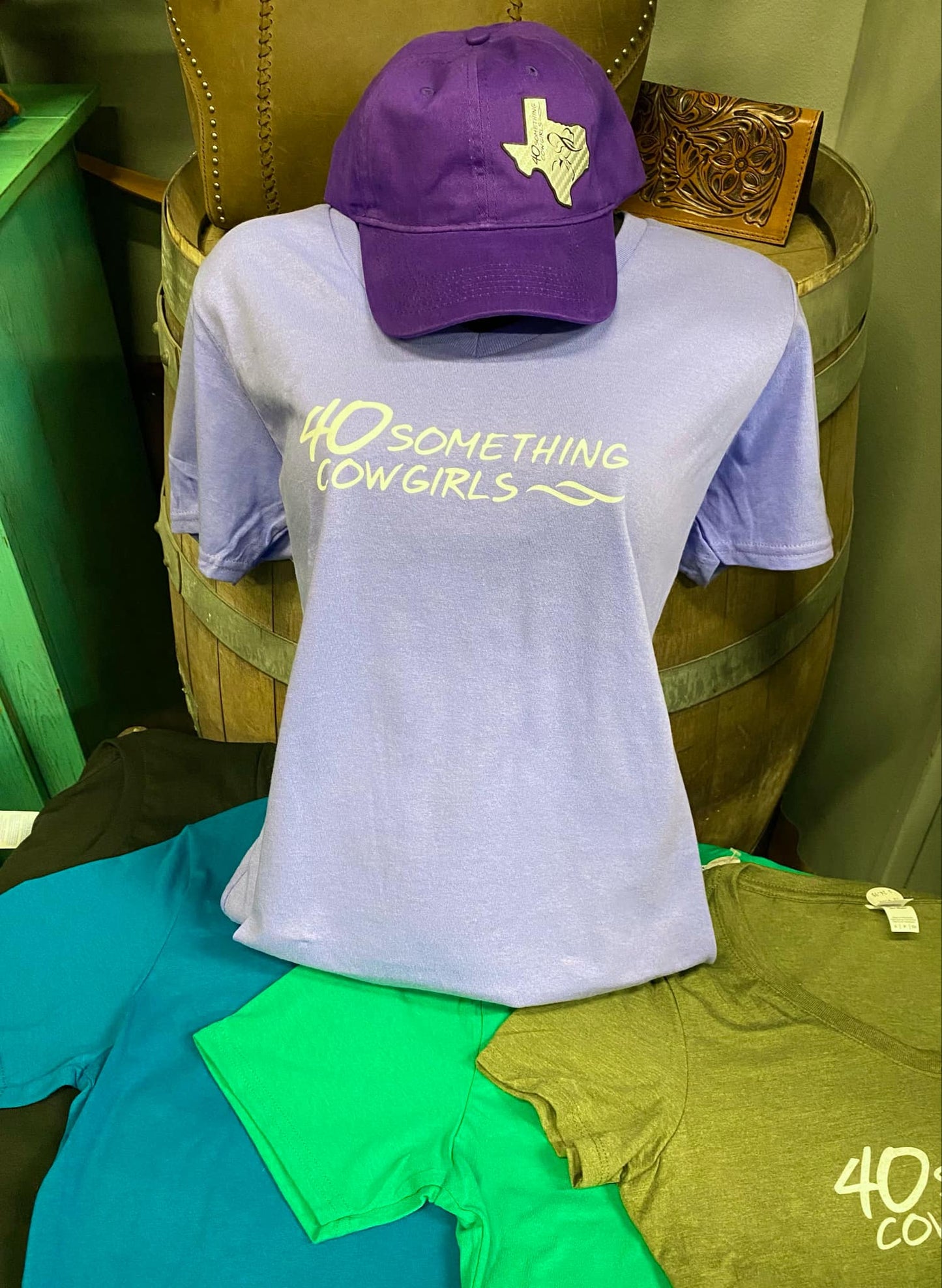 V-Neck Script Tee