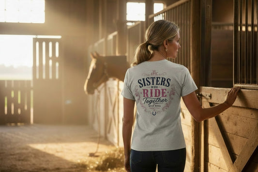 Sisters Who Ride Together Tee